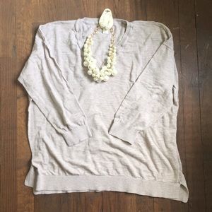 J. Crew v-neck lightweight pullover sweater